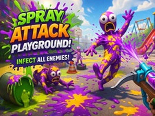 Spray Attack Playground - Casual Paintball Shooting Arcade