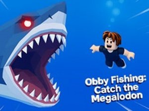 Obby Fishing: Catch the Megalodon Online Game - Adventure Fishing Game