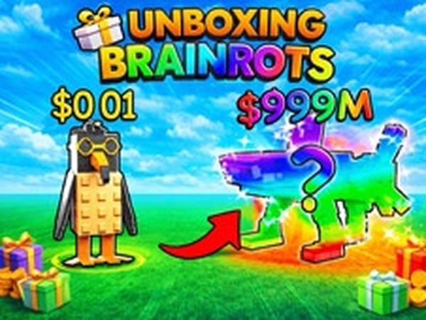 Unboxing Brainrots - Fun Crate Bashing Arcade Game