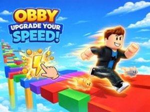 Obby Upgrade Your Speed! - Clicker Parkour Online Arcade Game