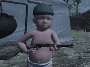 Irish Baby Rifleman Shooting Arcade Game