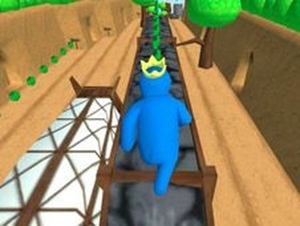 Rainbow Friends and Slenderina Online Running Arcade Game
