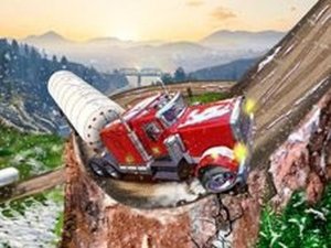 Semi Truck Snow Simulator Online Driving Game