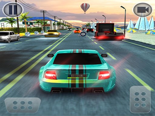 ZigZag Racer 3D Car Racing Online Arcade Game