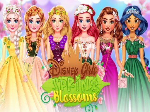 Princess Girls Spring Blossoms Online Dress Up Game - Dress Up Game