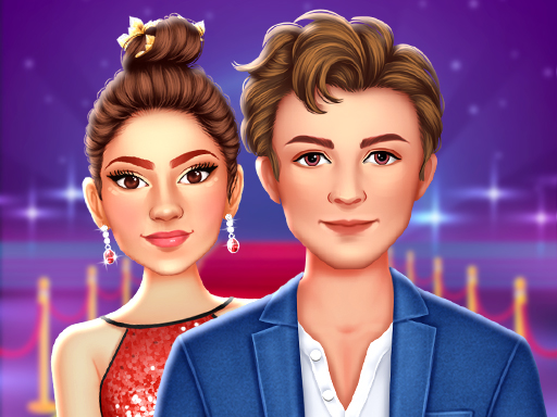 Celebrity Couple Red Carpet Fashion Dress Up Game