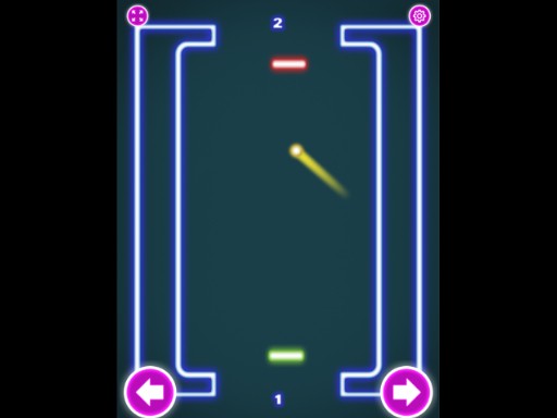 Pong Neon Online Arcade Game
