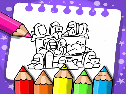 Among Us Coloring Book Game