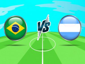 Brazil vs Argentina Football Arcade