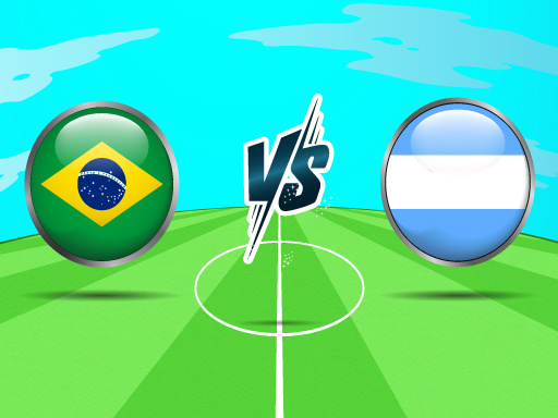 Brazil vs Argentina Football Arcade