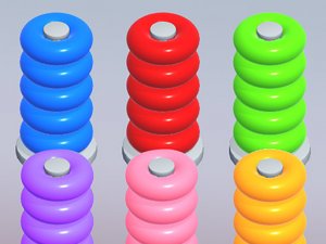 Color Ring Sort Puzzle Game - Sorting Puzzle
