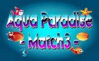 Aqua Paradise Match 3 Puzzle Game Online