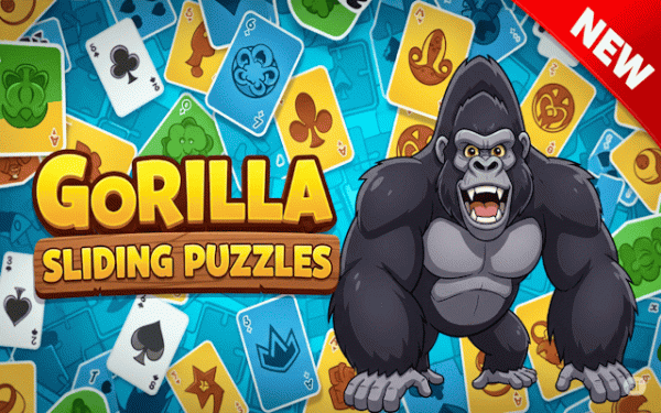 Gorilla Sliding Puzzles: Classic Tile Puzzle Game Online