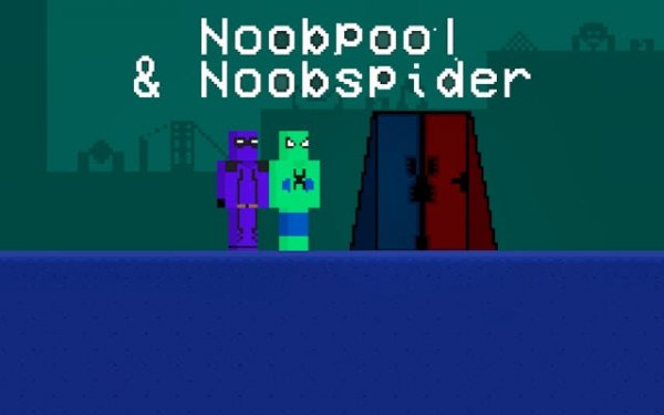 Noobpool and Noobspider: City Escape Online Puzzle Game