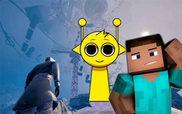 Only Up: Projectilecraft & Sprunki Parkour Adventure Online Game
