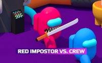Red Impostor vs. Crew - Space Action Strategy Game